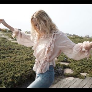 ❤️ DOEN ❤️ LUCA Blouse in Blush Pink